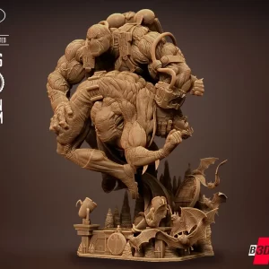 Bane Vs Batman Diorama