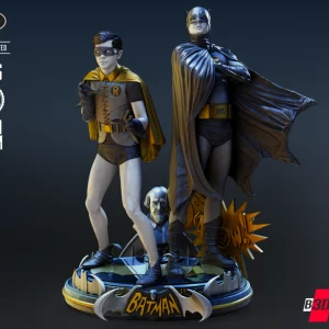 Batman and Robin Diorama