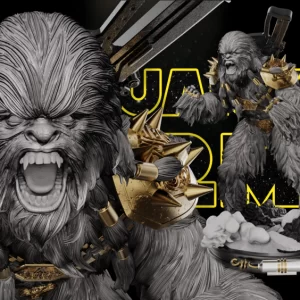 Black Krrsantan Sculpture