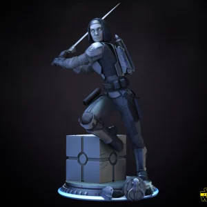 Bo Katan Sculpture - Miniature, Unfinished
