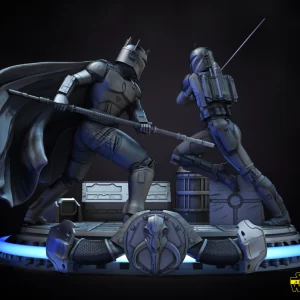 Bo Katan and Moff Gideon Diorama