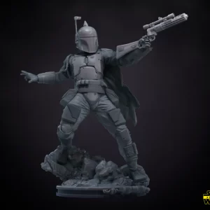 Boba Fett Original Version Sculpture - Miniature, Unfinished