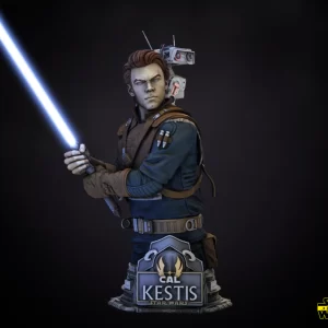 Cal Kestis Bust - Miniature, Unfinished