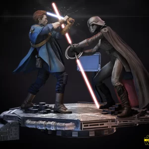 Cal Kestis and Second Sister Diorama