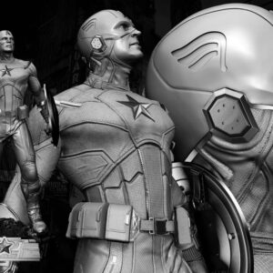 Captain America Avengers Sculpture