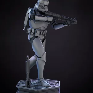 Clone Trooper Sculpture - Miniature, Unfinished