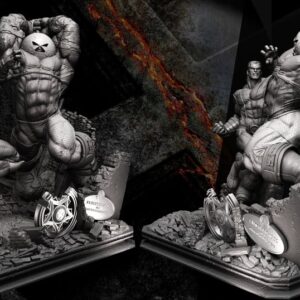 Colossus and Juggernaut Diorama