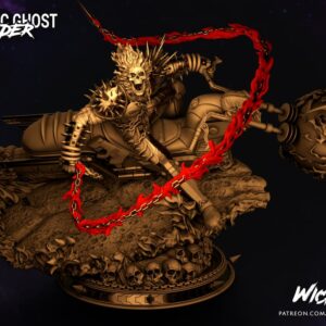 Cosmic Ghost Rider Sculpture