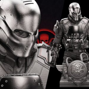 Crossbones Bust