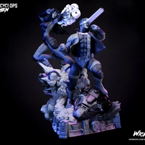 Cyclops and Jean Grey Diorama