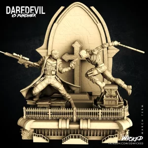 Daredevil Punisher Netflix Diorama