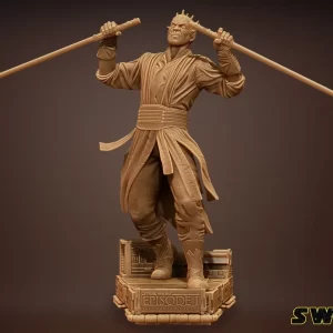 Darth Maul Sculpture - Miniature, Unfinished