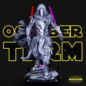 Darth Revan Sculpture - Miniature, Unfinished