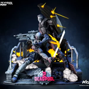 Deadpool and Cable Diorama