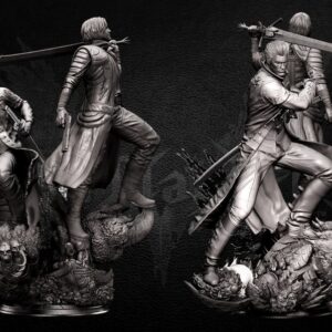 Devil May Cry Dante and Vergil Sculpture Diorama