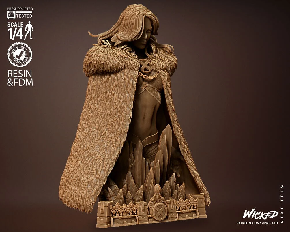 Emma Frost Bust (Model Kit) – JKL Creators