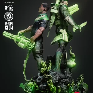 Green Lantern Jhon Stewart Diorama