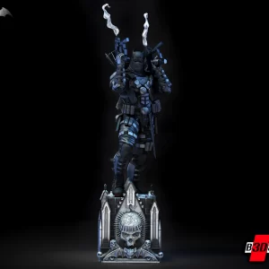 Grim Knight Sculpture