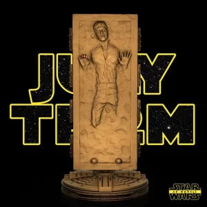Han Solo Carbonite Sculpture - Miniature, Unfinished