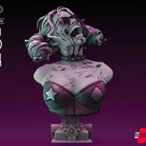 Harley Quinn Zombie Bust
