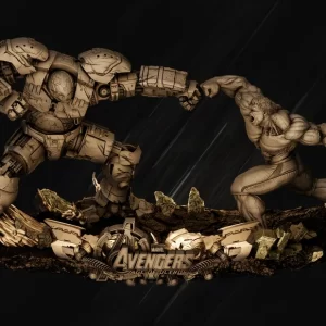 Hulk and Hulkbuster Age of Ultron Diorama