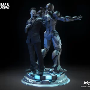 Iron Man and Tony Stark Diorama
