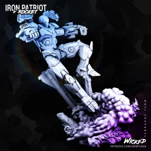 Iron Patriot Endgame Sculpture