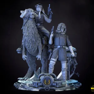 Luke and Han Solo Diorama