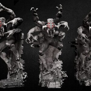 Man Spider Sculpture