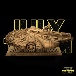 Millenium Falcon Sculpture