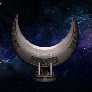 Moon Knight Logo Sculpture