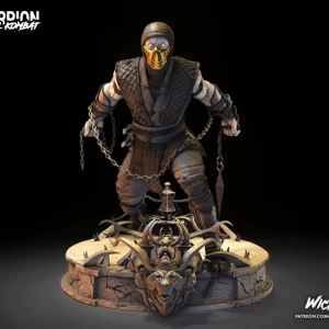 Mortal Kombat Scorpion Sculpture