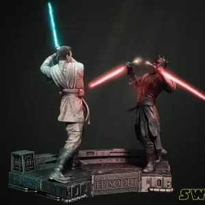 Obi Wan and Darth Maul Diorama