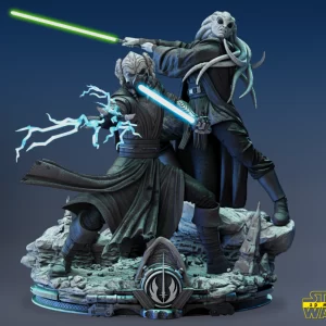 Plo Koon and Kit Fisto Diorama