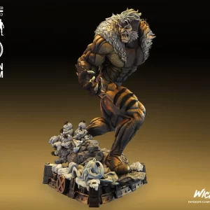 Sabretooth Sculpture