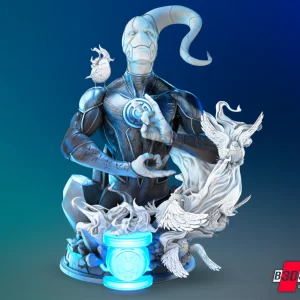 Saint Walker Blue Lantern Bust
