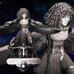 Scarlet Scarab Moon Knight Sculpture