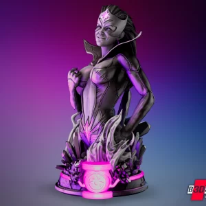 Star Sapphire Bust