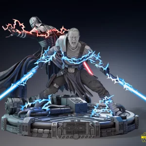 Starkiller and Galen Marek Diorama