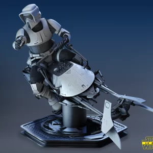 Stormtrooper Explorer Speeder Sculpture
