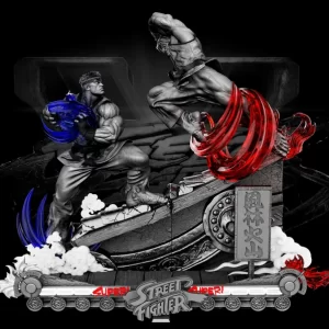 Street Fighter Ryu and Ken Diorama