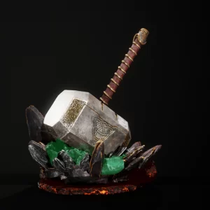 Thor Ragnarok Hammer Sculpture