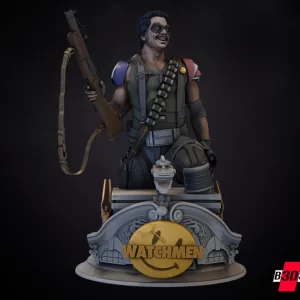 Watchmen Comedian Bust