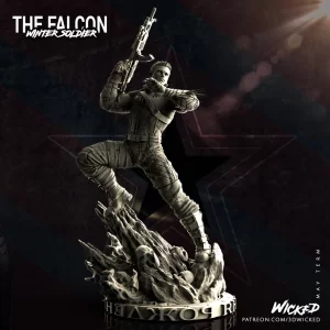 Winter Soldier Sculpture