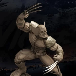 Wolverine Comic Sculpture - Miniature, Unfinished