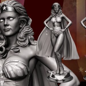 Wonder Woman Lynda Carter Sculpture