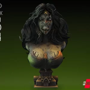 Wonder Woman Zombie Bust