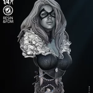 Black Cat Bust