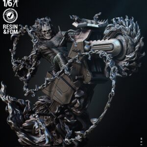 Danny Ketch Ghost Rider Sculpture