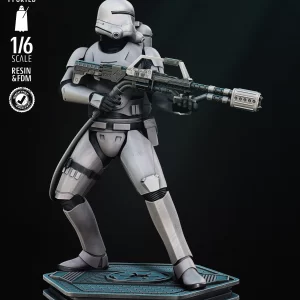 Flame Trooper Sculpture - Miniature, Unfinished